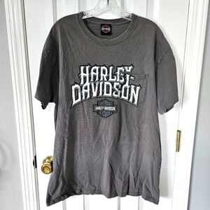 2017 Harley-Davidson Gray Oconomowoc WI  shirt size Large